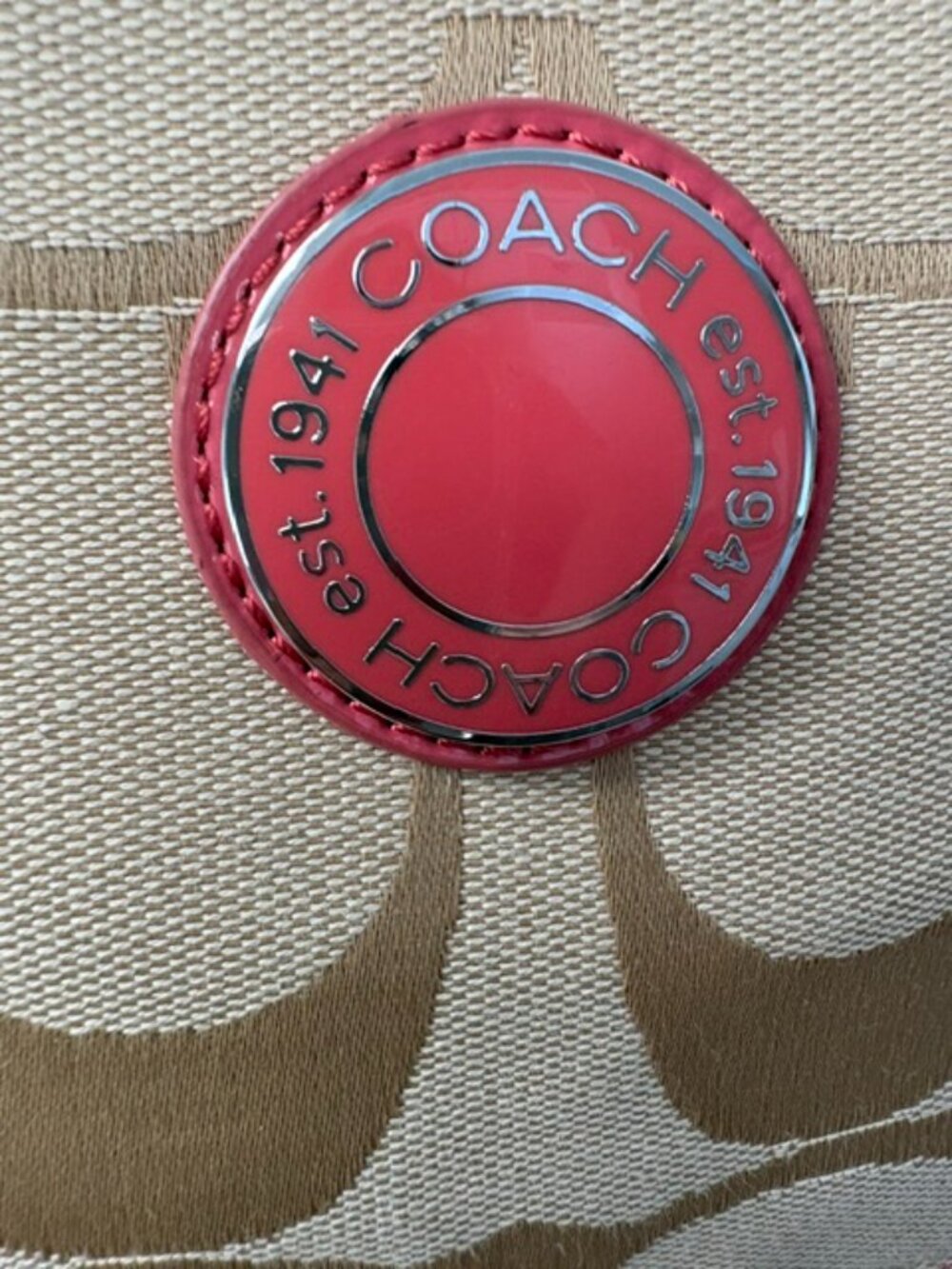Coach Baby bag or XL Tote Bag Like New - Picture 3 of 7